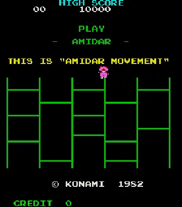 Amidar (Scramble hardware) screen shot title